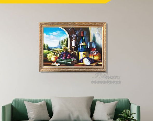 Tranh sơn dầu Ánh Sáng Và Hương Vị SDTC73