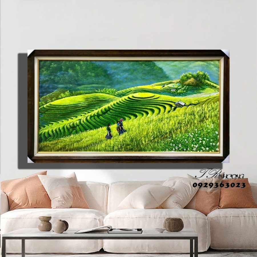 Tranh sơn dầu Bậc Thang Hy Vọng SDTC62