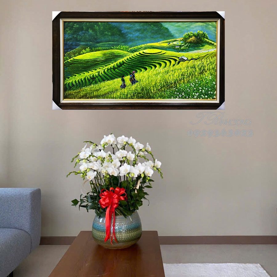 Tranh sơn dầu Bậc Thang Hy Vọng SDTC62