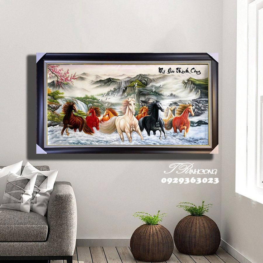 Tranh sơn dầu Mã Vũ Trường Thiên SDTC37