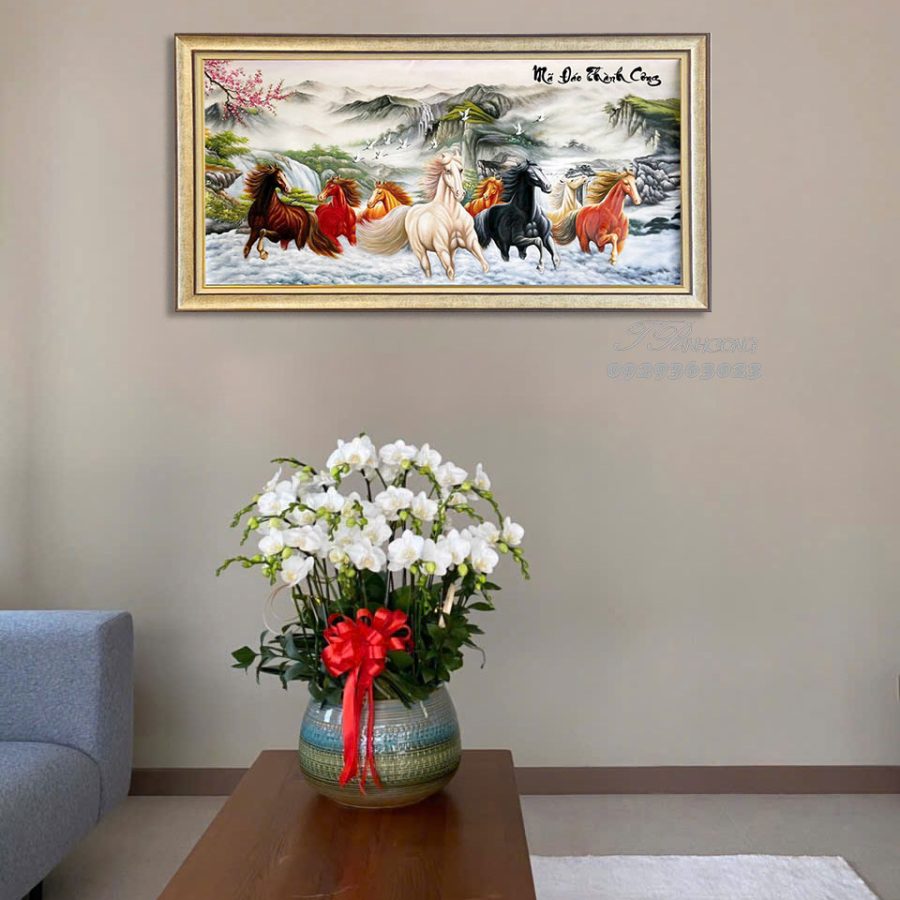 Tranh sơn dầu Mã Vũ Trường Thiên SDTC37