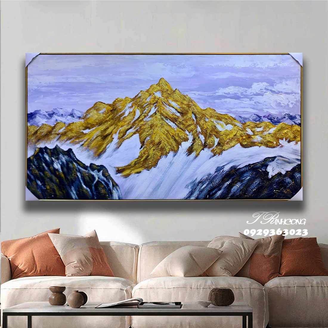 Tranh sơn dầu Phú Quý Trường Sơn SDTC119