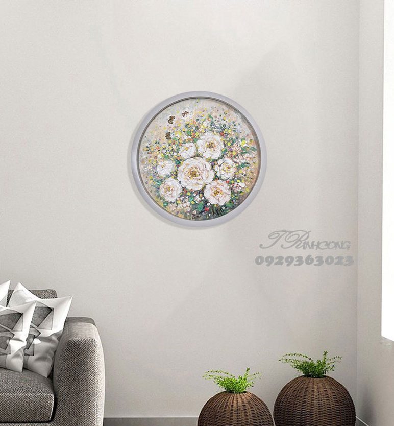Tranh sơn dầu Vũ Điệu Cánh Hoa SDTC114
