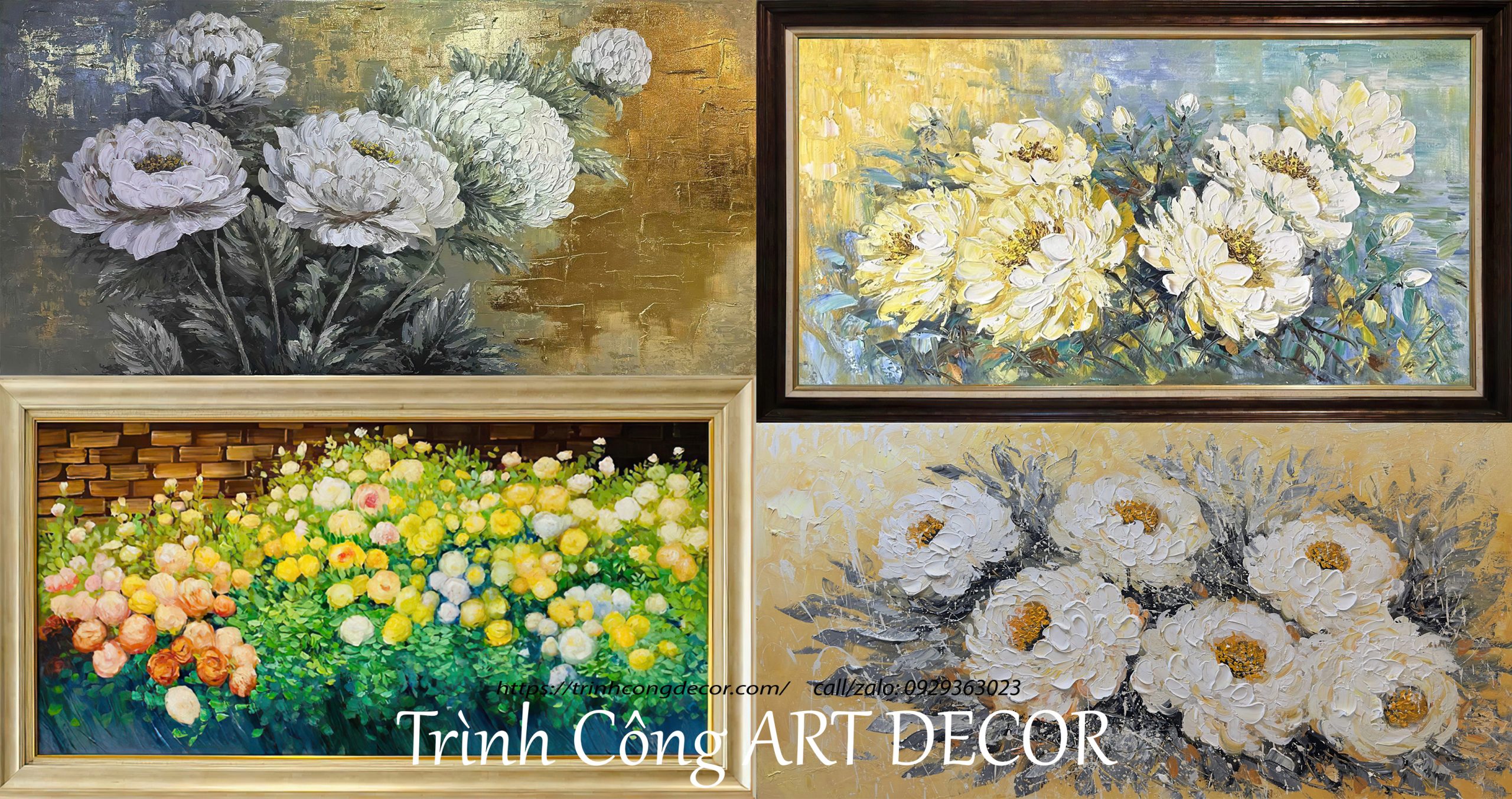 Tranh Hoa Nghệ Thuật Hiện Đại