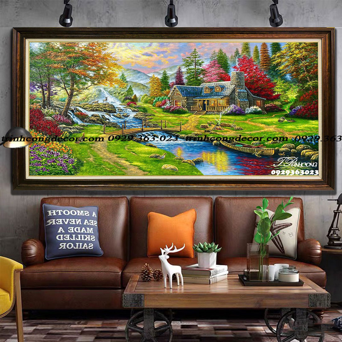 Tranh sơn dầu Phong Cảnh Thomas SDTC01